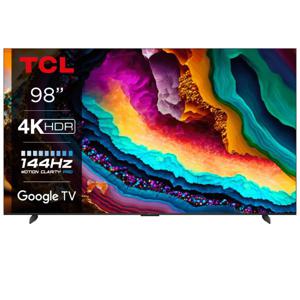 TCL 98 Inch 4K UHD Google TV | HDR 10+ Dolby Vision IQ | 120Hz MEMC 144Hz VRR | HDMI 2.1 | Game Master 2.0 | Android TV Ui & TCL TV+3.X Ui | Dolby...