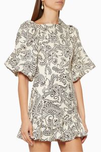 Zella Linen Backless Mini Dress Zella Linen Backless Mini Dress