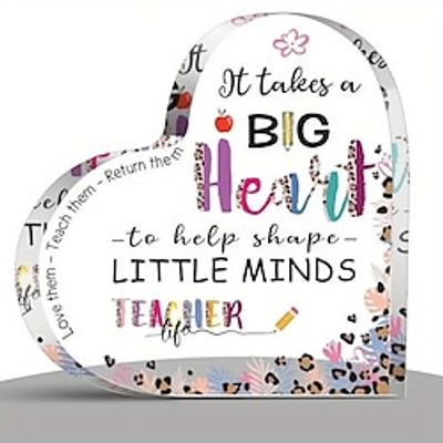 Teacher Appreciation Gift For Women Christmas Gift For Teacher Acrylic Desk Accessories Paperweight Keepsake Lightinthebox