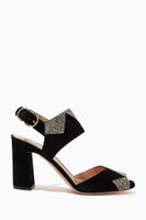 Blake 85 Sandals in Suede Leather Blake 85 Sandals in Suede Leather