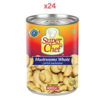 Super Chef Mushroom Whole 400Gm (Pack Of 24)