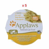 Applaws Cat Chicken With Duck Pot 60G (Pack Of 5)