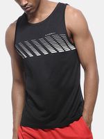 Mens Quick-drying Breathable Printed Vest Jogging Fitness Traning Sport Tank Tops