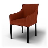 IKEA Striped Velvet Sakarias Chair Cover With Armrests Regular Fit With Piping Machine Washable Lightinthebox - thumbnail