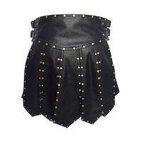 Retro Vintage Medieval Renaissance Skirt Armor Kilts Pirate Viking Men's Halloween LARP Skirt Lightinthebox