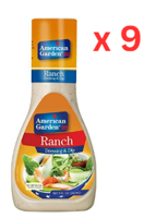 American Garden Ranch Dressing 9oz Pack Of 9