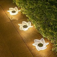 4pcs Solar Buried Lights Waterproof Outdoor Courtyard Wall Light Holiday Garden Walkway Patio Landscape Decoration Outdoor Lighting miniinthebox - thumbnail