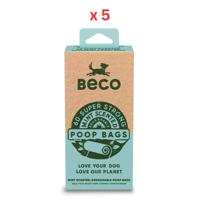 Beco Pets Mint Scented Poop Bags 60pcs Pack Of 5