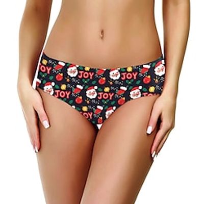 Santa Claus Mrs.Claus Christmas Gift Briefs Panties  Undies Women's Christmas Christmas Masquerade Christmas Eve Adults' Party Christmas Polyester miniinthebox