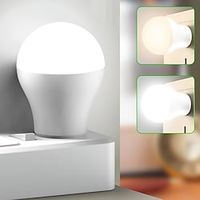 Portable Mini USB Night Light Eye Protection, Emergency Light Mobile Power Light, USB Lights By Night Plug-in Bulb For Bedroom, Bathroom, Nursery, Hallway, Outdoor Camping Reading Sleeping miniinthebox - thumbnail