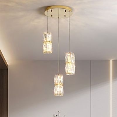 Modern Pendant Lights Kitchen Island Lighting Gold Pendant Light,Adjustable Modern Crystal Chandelier for Dinning Room Light fixtures Over Table(3 Light) Lightinthebox Modern Pendant Lights Kitchen Island Lighting Gold Pendant Light,Adjustable Modern Crystal Chandelier for Dinning Room Light fixtures Over Table(3 Light) Lightinthebox