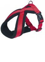 Nobby Adjustable Comfort Harness Classic Waist Red For Dog - 60-90CM W: 25/50MM
