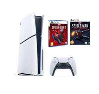 Sony PlayStation 5 Console Disc Slim 1TB (International Edition) with Marvel's Spider-Man 2 & Marvel Spider Man Miles Morales