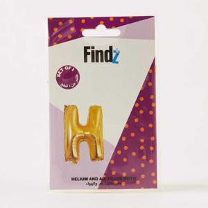 Findz Solid Letter 'H' Helium Balloon