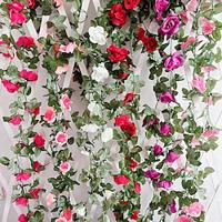 Simulated flowers artificial flowers silk flowers vine vines air conditioning water pipes wedding arches winding decorations rose vines Lightinthebox