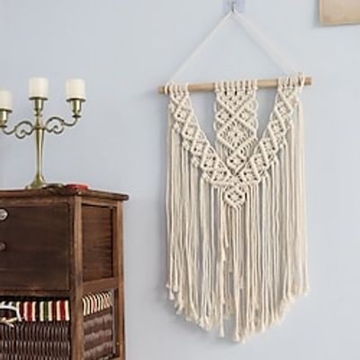 Bohemian Handmade Hanging Geometric Tapestry Wall Art miniinthebox