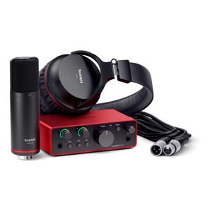 Focusrite Scarlett Solo Studio 4th Gen Studio Kit - Red & Black