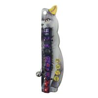 Swooosh Leafy Cat Safe Cat Collar - Purple - thumbnail