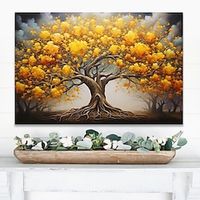 Plants Wall Art Canvas Tree of Life Prints and Posters Pictures Decorative Fabric Painting For Living Room Pictures No Frame miniinthebox
