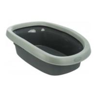 Trixie Be Eco Carlo Litter Tray With Rim For Cats - Anthracite - 38X17X58CM