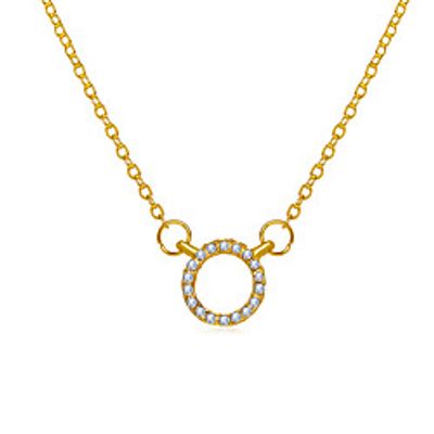 Women's Necklace Charm Necklace Simple Fashion Classic Imitation Diamond Alloy Gold 40 cm Necklace Jewelry 1pc For Anniversary Party Evening Gift Prom Birthday Party miniinthebox