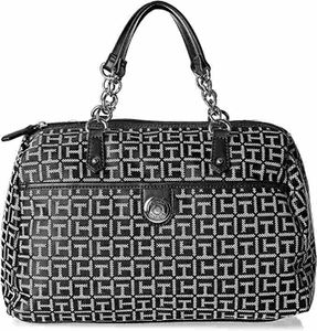 Tommy Hilfiger Canvas Women's Tote Bag Black (6935579003)