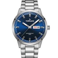 Tornado Spectra Men's Analog Deep Blue Sunburst Dial Watch - T23001-SBSN