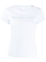 Helmut Lang embroidered 3D logo T-shirt - Blue - thumbnail