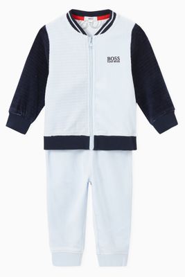 Logo Tracksuit Set in Cotton Blend