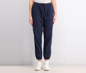 Womens Plain Drawstring Pants  Navy