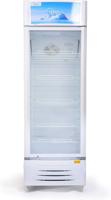 Midea Showcase Chiller Large Window Refrigerator 309 Liters Capacity, White - HS411S