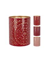 Koopman Tealight Holder 8 x 10 cm Metal Assorted 1 Piece