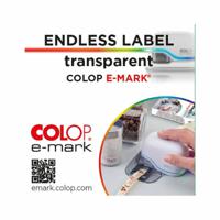 Colop Endless Label Transparent E-Mark 14mm x 8m Pet - thumbnail