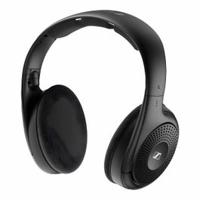 Sennheiser RS 120-W On-Ear Wireless Headphones for Crystal-Clear TV Listening with 3 Sound Modes, Lightweight Design, Easy Volume Control, 60 m Range and Convenient Transmitter/Charger Combo - Black (SH-RS-120-W-BLK)