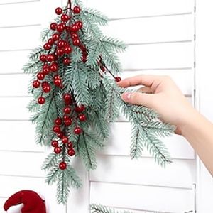 30pcs/set Christmas Berry Artificial Pinecone Fruit for Christmas Decoration Fake Flower Artificial Pine Tree Branches miniinthebox