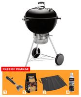 Weber Master Touch Charcoal Grill 22 inch with AED 249 worth of 4 Free Accessories