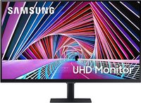 Samsung A700 Series 27 Inch 4K UHD Monitor, IPS Panel, Borderless Design,Multi Display Monitor with HDR10 - LS27A700NWMXUE