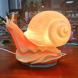 Snail Night Light RGB Color Changing Touch Sensor Bedside Lamp for Baby Kids, Indoor , Bedroom Lightinthebox