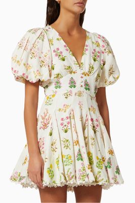 Miyu Skater Dress in Linen