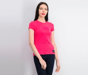 Womens Printed Logo Tee  Pink