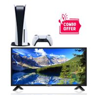Sony Playstation 5 Console - International Disc Version (PS5) & 55 inch 4k HD LED Smart TV - thumbnail