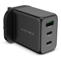 HYPHEN Gan Adaptor 65W - Black (UK Plug)