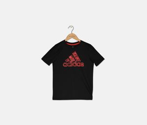 Boys Logo-Print T-Shirt  Black/Red