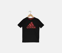 Boys Logo-Print T-Shirt  Black/Red - thumbnail