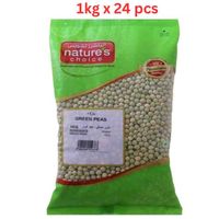 Natures Choice Green Peas, 1 kg Pack Of 24 (UAE Delivery Only)