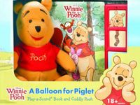 Winnie The Pooh: A Baloon For Piglet (Play A Sound Book And Cuddly Pooh) - thumbnail