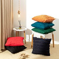 Nordic Jacquard Edging Fringe Craft Pillowcase Classic Cushion Cover miniinthebox - thumbnail