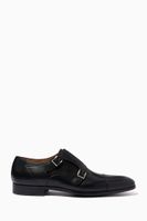 Austin Monk Strap Shoes in Leather - thumbnail