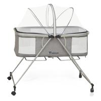 Teknum 3 - In - 1 Baby Cot - Cradle With Mosquito Net & Wheels - Dark Grey TK_BA3in1_DGY - thumbnail