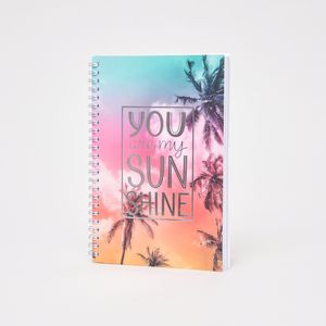 Syloon Graphic Print Rectangular A5 Notebook